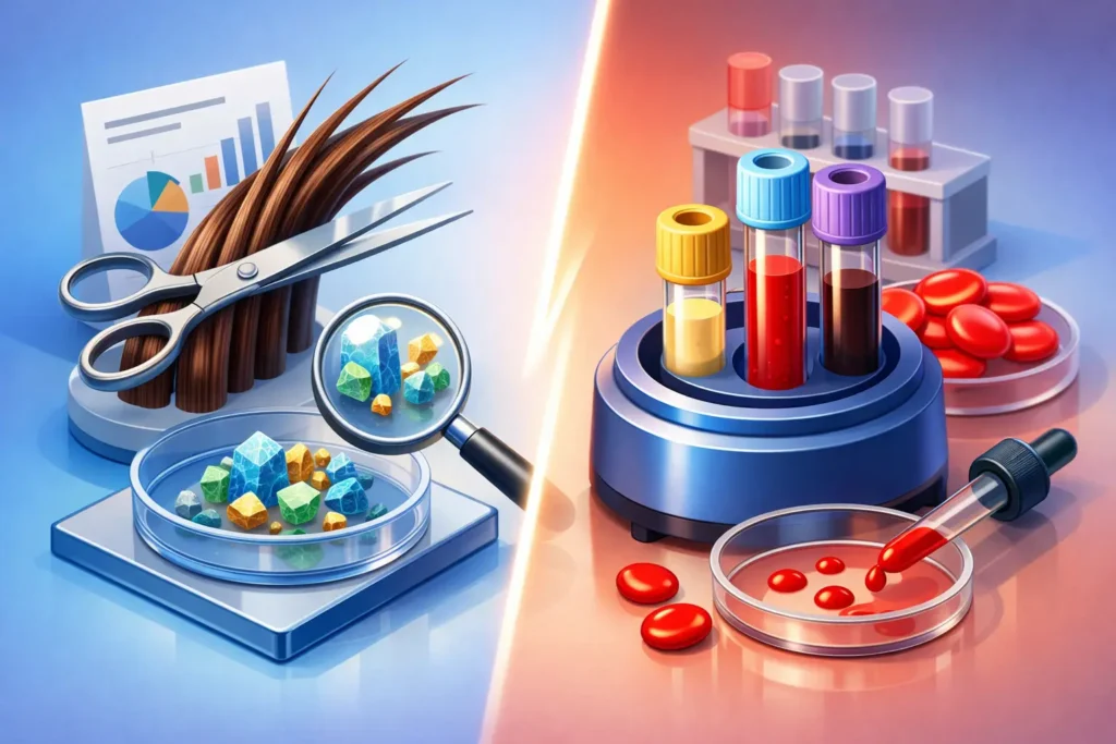 Hair Mineral Analysis Versus Bloodwork Compared