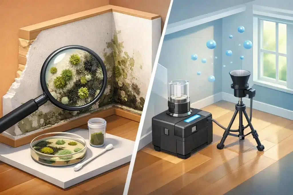 Indoor Mold Testing Versus Air Sampling Compared